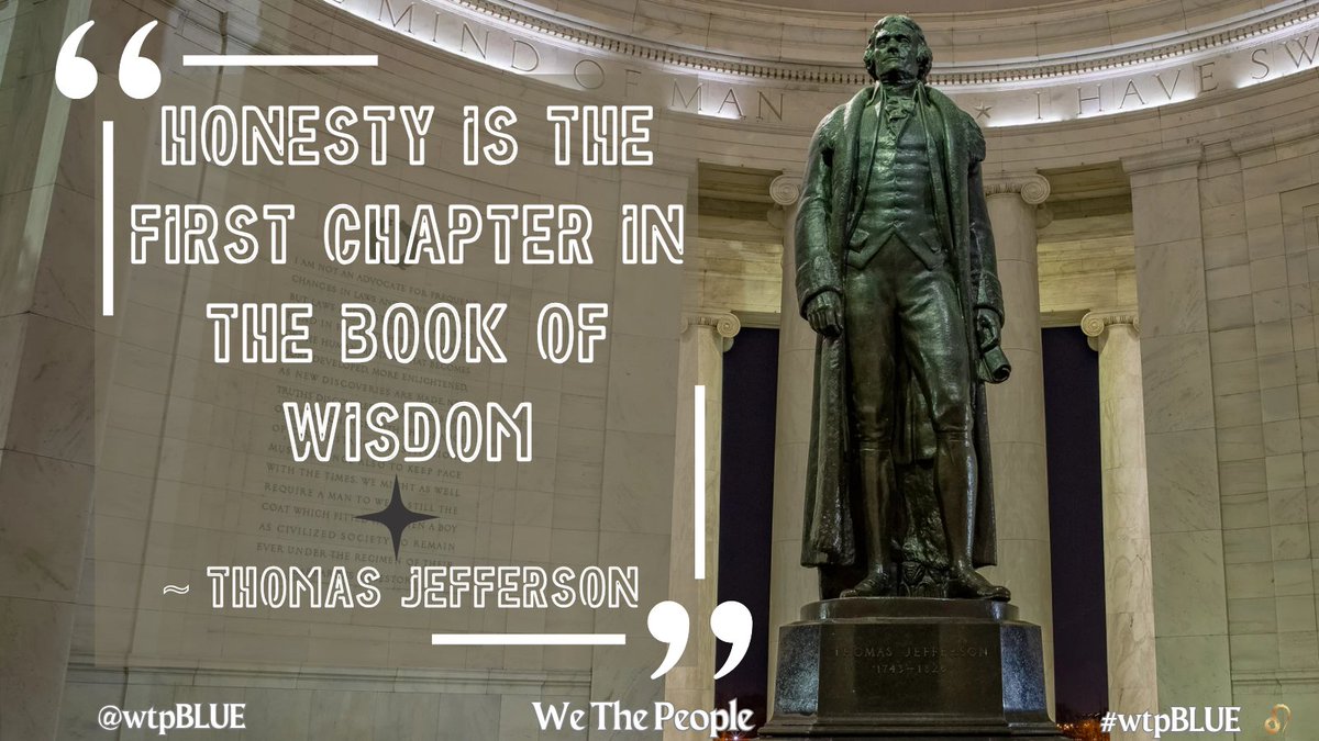 #wtpBLUE #wtpGOTV24 Our founding fathers were men of intelligence, foresight, & honesty. They all made statements that American govt MUST be separate from religion so that all may be free to make their choices & remain faithful to our secular laws. Only Dems honor that tenant.