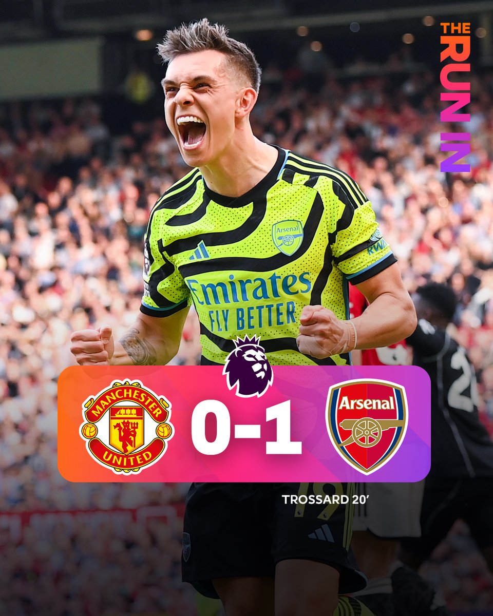 Arsenal aren't going anywhere. This thrilling title race is going down to the final day 🎬 #MUNARS