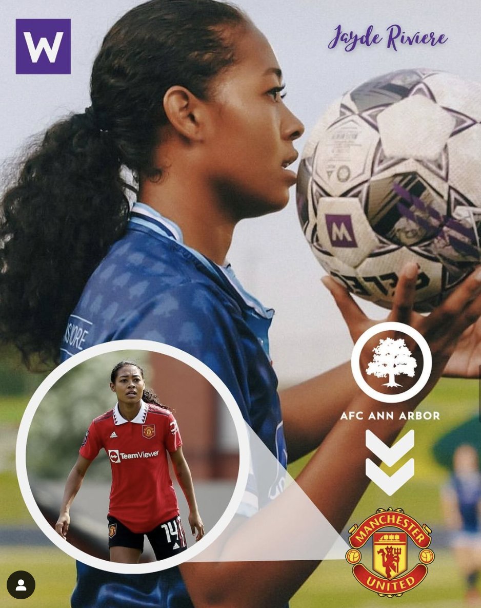 AFCAnnArbor's tweet image. 🏆 Congratulations to a former @AFCAnnArbor and @uslwleague standout - @jayderiviere of @ManUtdWomen for winning the FA Cup! 
What an inspiring achievement for young athletes everywhere! 🌟

 Want to support local women's soccer and celebrate growth in women's sports?