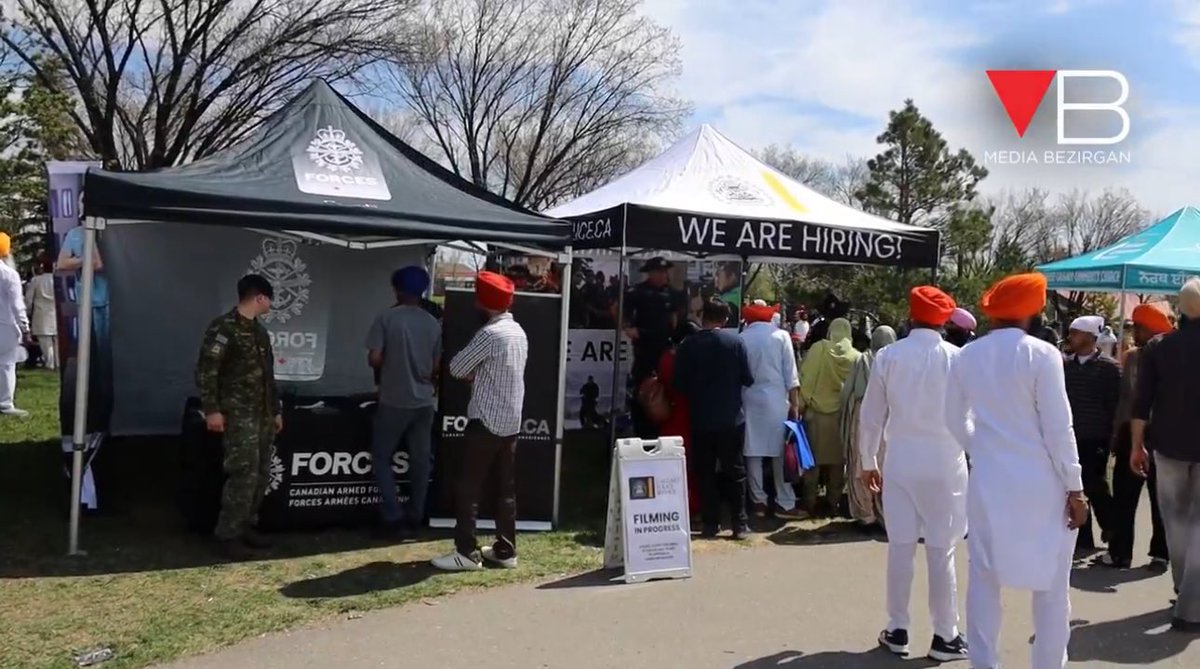 Why was the Canadian Armed Forces recruiting at a Khalistan event where the glorification of one of Canada’s worst terrorists Talwinder Singh Parmar was on display?

Parmar was the mastermind of the Air India bombing, the worst terrorist attack in Canadian history.