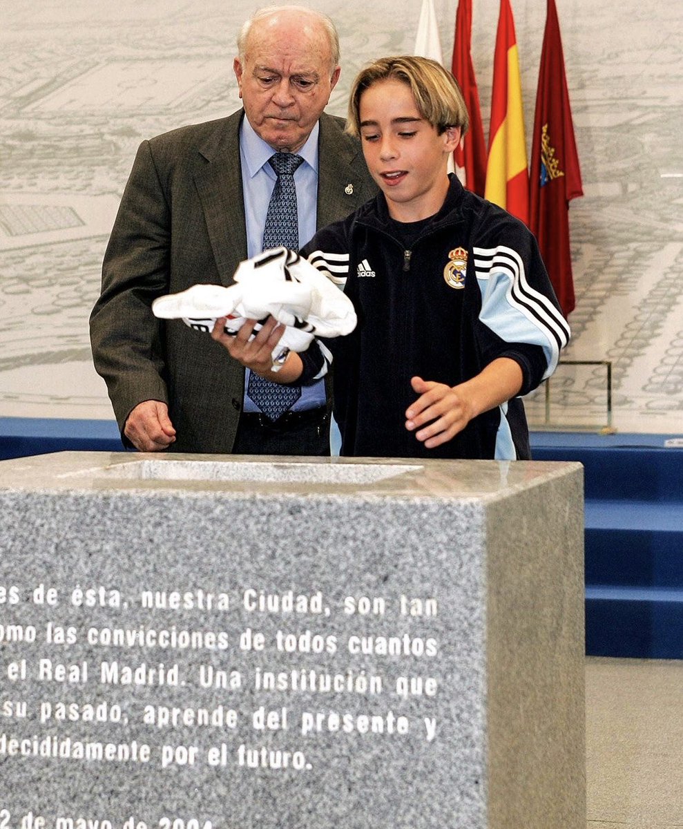 Today, 20 years ago the first brick of Real Madrid Sports City was laid. 

It was done by Dani Carvajal next to Alfredo di Stefano, what a story.