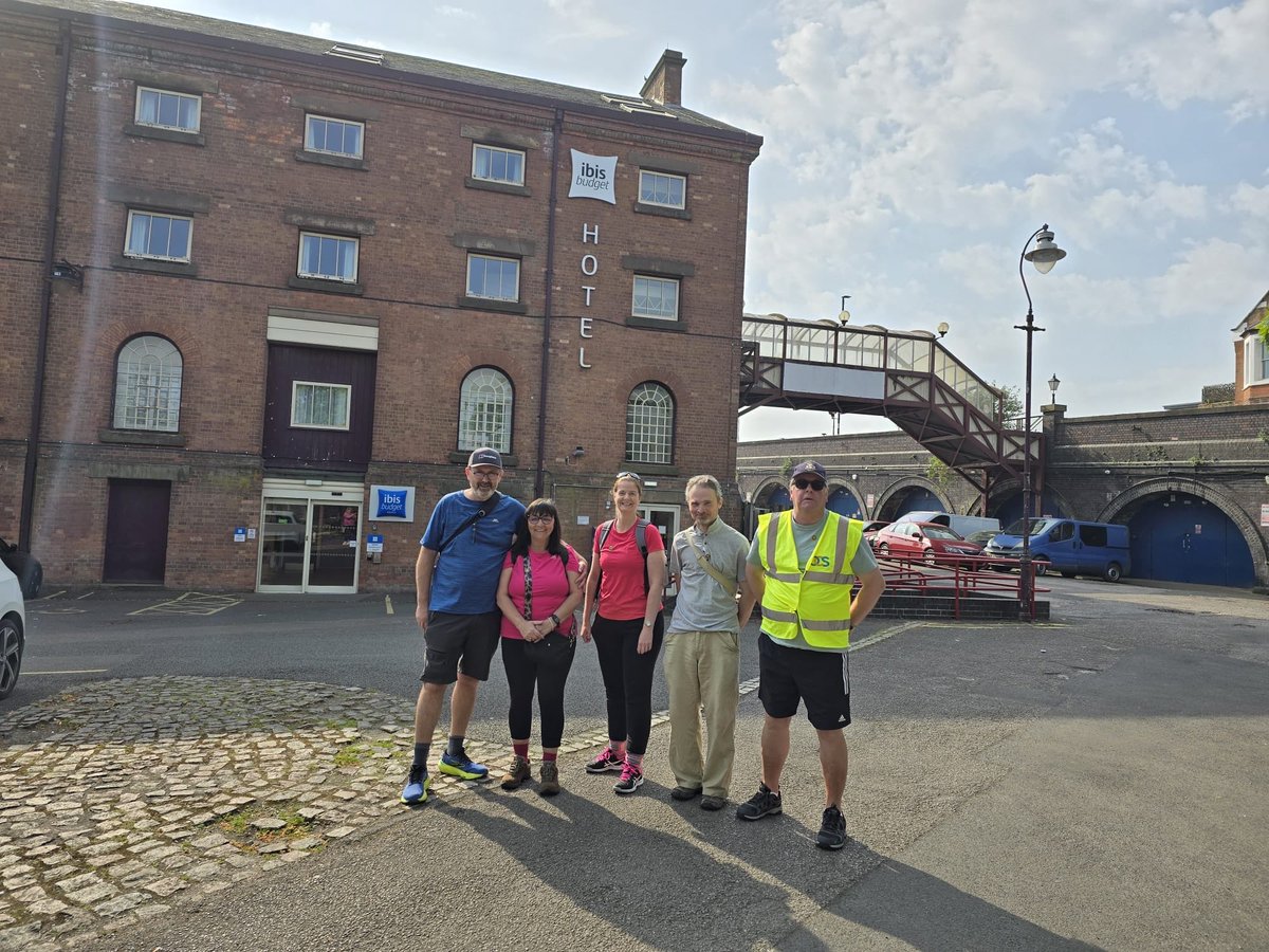 Day 6 and more people joined us along the way today. Another very hot day. We will be halfway to London by tomorrow evening. We are sore and have blisters but the journey continues. Around 36,000 steps today.