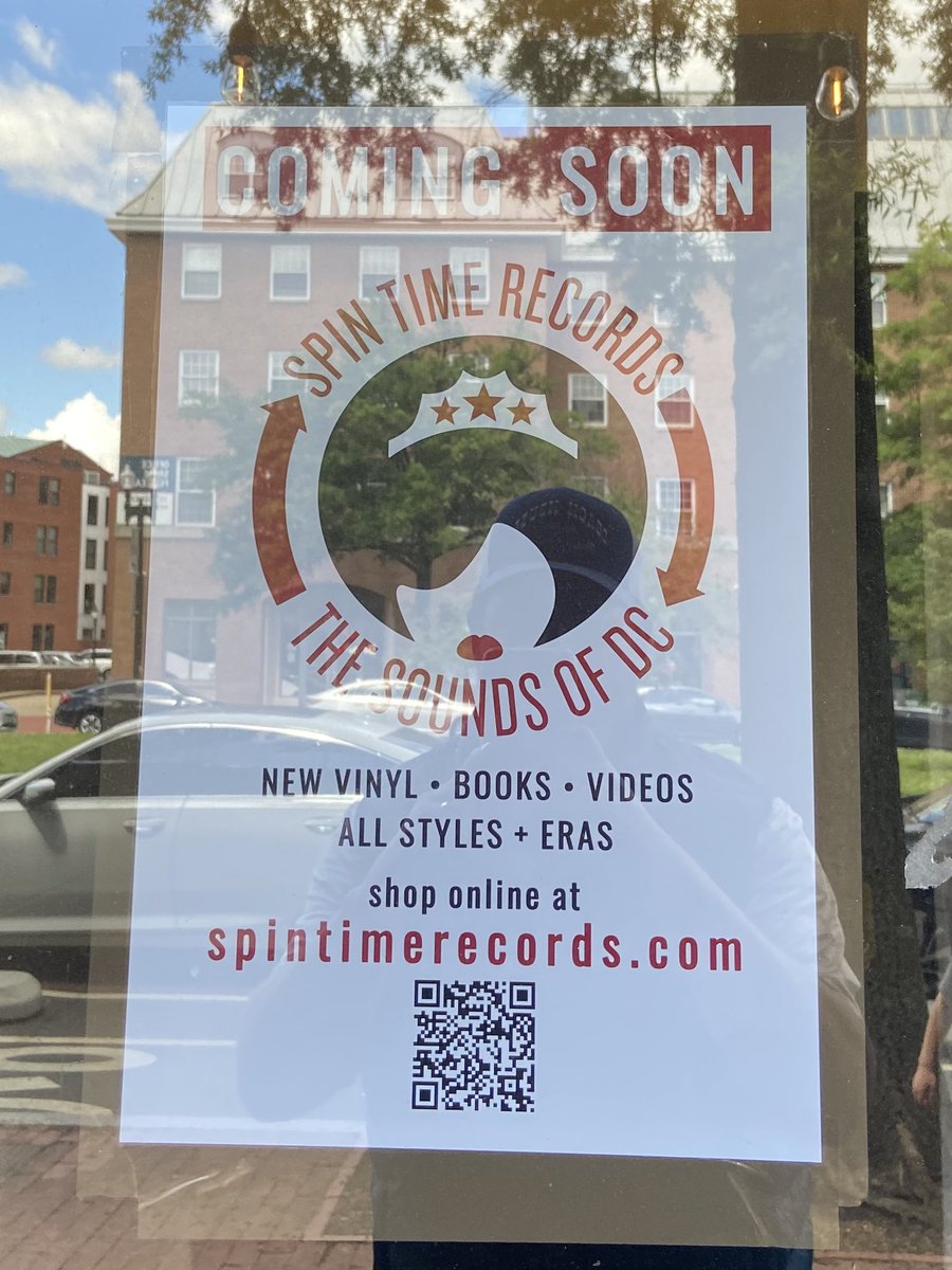 Absolutely PSYCHED, #CapitolHill #DC is finally getting a record store. Spin Time Records opening soon above Barrel on Penn Ave SE. @theHillisHome @PoPville