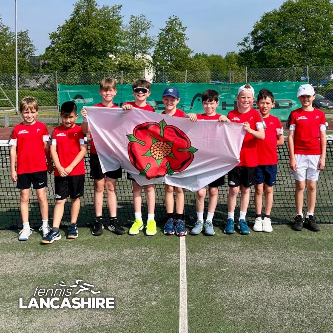 Well done to the Lancashire 11 & Under Girls & Boys players who competed in County Friendly Matches against @LTACheshire today 🎾🌹