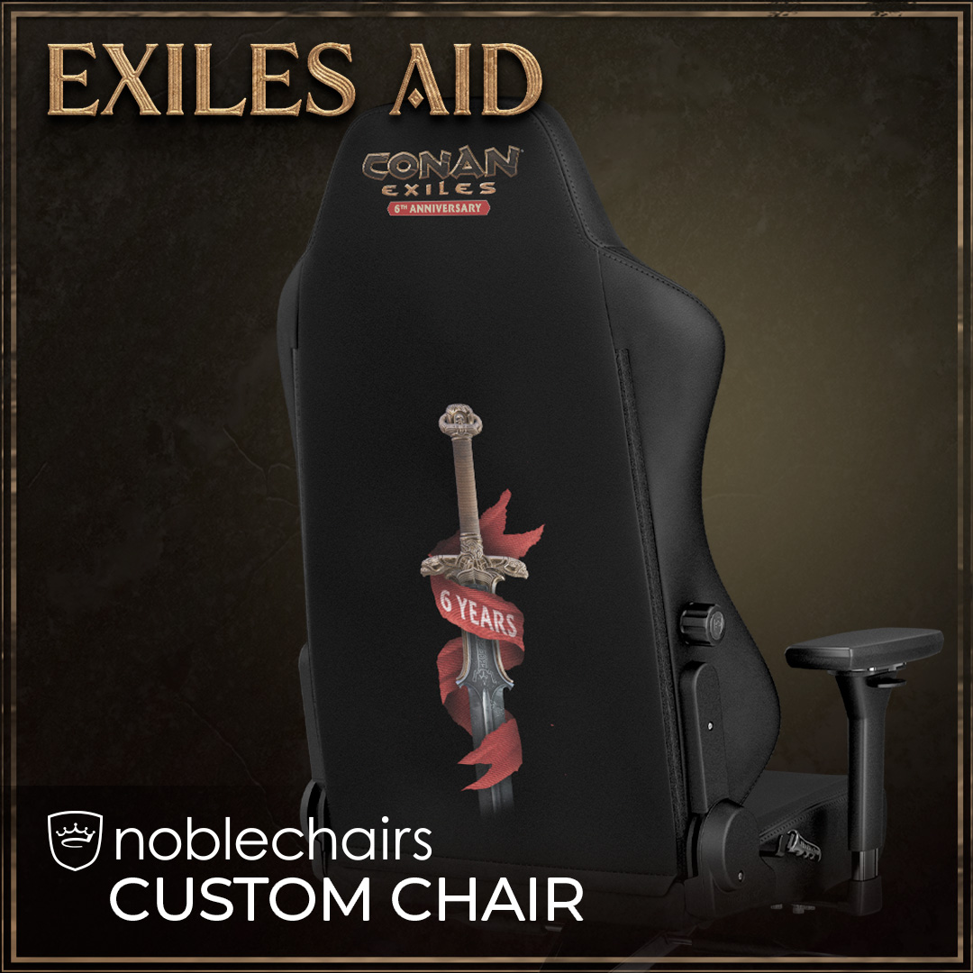There are only a few hours left to bid on items in the Exiles Aid auction! Will these push the campaign for @SavetheChildren past the $15k mark? Let's see! Exiles, unite! #conanexiles tiltify.com/@funcom-offici…