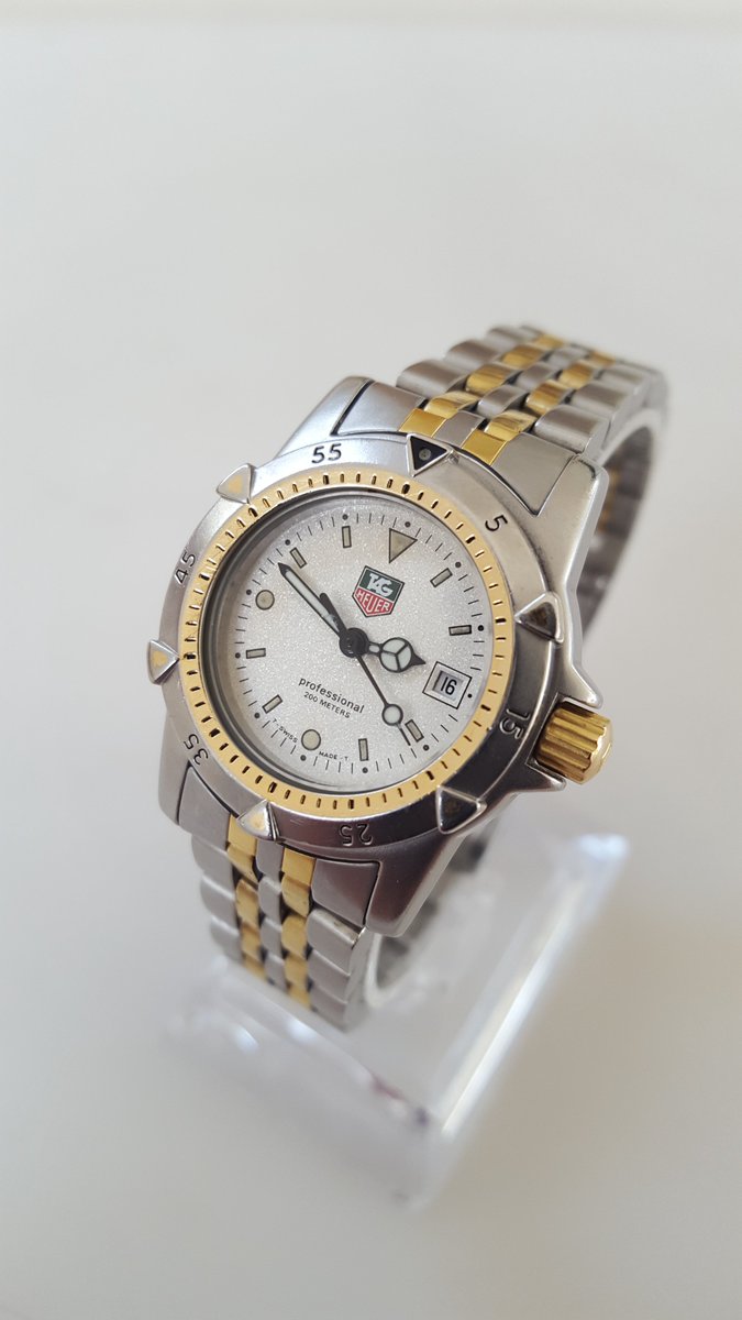 SWISS TAG HEUER 955.708G PROFESSIONAL 200M 2-TONE GP/STEEL LADIES QUARTZ WATCH FOR SALE £245.       
VISIT MY EBAY SITE FOR DETAILS.   
EBAY LINK IN MY PROFILE.
#TAGHEUER #WATCH #WATCHES #SWISSWATCH #SWISSWATCHES #Seiko #Swiss #Rolex #Omega #Tissot #Oris #Cartier #Gucci #Longines