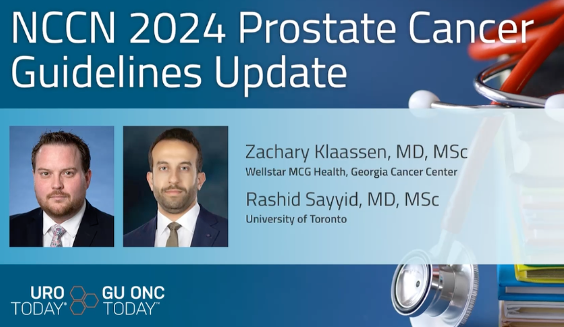 @NCCN 2024 guidelines endorse novel prostate test for precision risk stratification. @RKSayyid and @zklaassen_md discuss updates to the NCCN Prostate Cancer Guidelines, highlighting the emergence of the @arteraAI Prostate Test for risk stratification > bit.ly/43WX0tJ