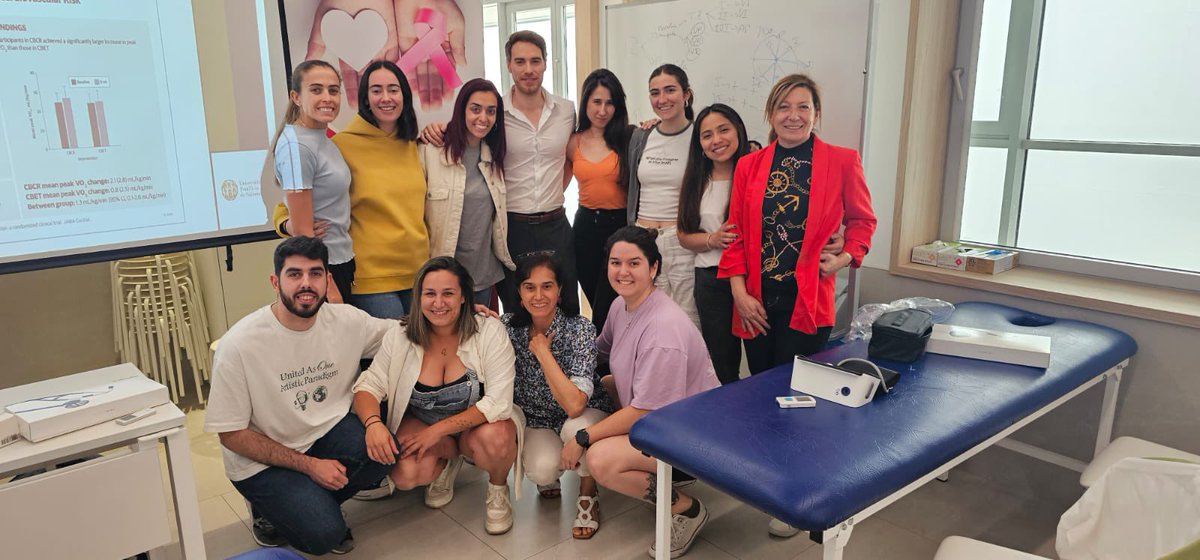 Dr. Sergio López Barbeta (@sergiolb8) on Twitter photo Hoy tuve el honor de impartir el módulo de Rehabilitación Cardiooncológica en el Master de Fisioterapia Oncológica de la <a href="/upsa/">UPSA</a>, gracias <a href="/AnaSerranoSanz/">Ana Serrano Fisio</a> por la oportunidad!
#RehabilitaciónCardiooncológica #Cardiotoxicidad #fisioterapiaoncologica #cancer #kinesiologiaoncologica Hoy tuve el honor de impartir el módulo de Rehabilitación Cardiooncológica en el Master de Fisioterapia Oncológica de la <a href="/upsa/">UPSA</a>, gracias <a href="/AnaSerranoSanz/">Ana Serrano Fisio</a> por la oportunidad!
#RehabilitaciónCardiooncológica #Cardiotoxicidad #fisioterapiaoncologica #cancer #kinesiologiaoncologica