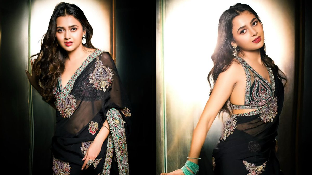 Tejasswi Prakash Looks Gorgeous in a Black Saree with a Designer Blouse, See Pics! - iwmbuzz.com/television/cel…

#entertainment #movies #television #celebrity