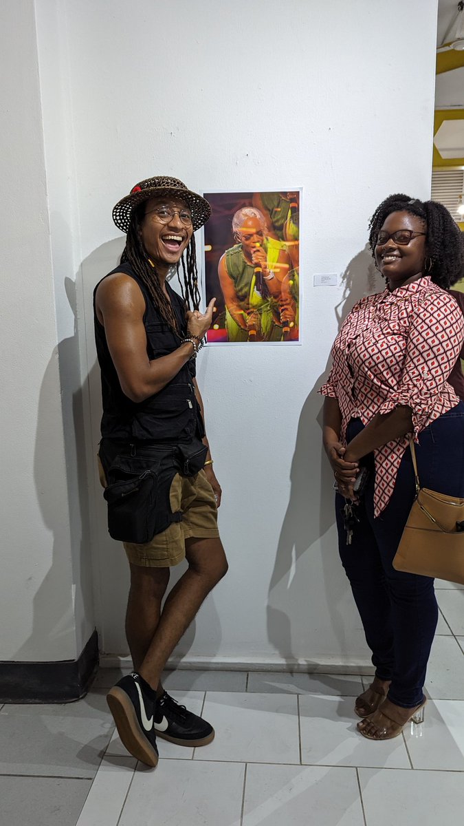 Give y'all a lil update on this lovely woman. On Monday I attended an exhibition at Edna Manley that @zalartistry invited me to and to my pleasure the photos she had on display were from #LITFest 

Go support her budding photography career.