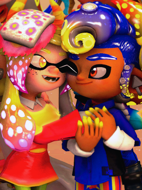 Random Question Welcome Home Fandom:  
Do you want to see a cute relationship between Octo Wally and Julie Joyful?  
since I confirmed that canonically Eddie and Frank are a couple in my AU.
So,Do you want see them together? 🍎🌷

#WelcomeHome #WelcomeHomeAU #Splatoon