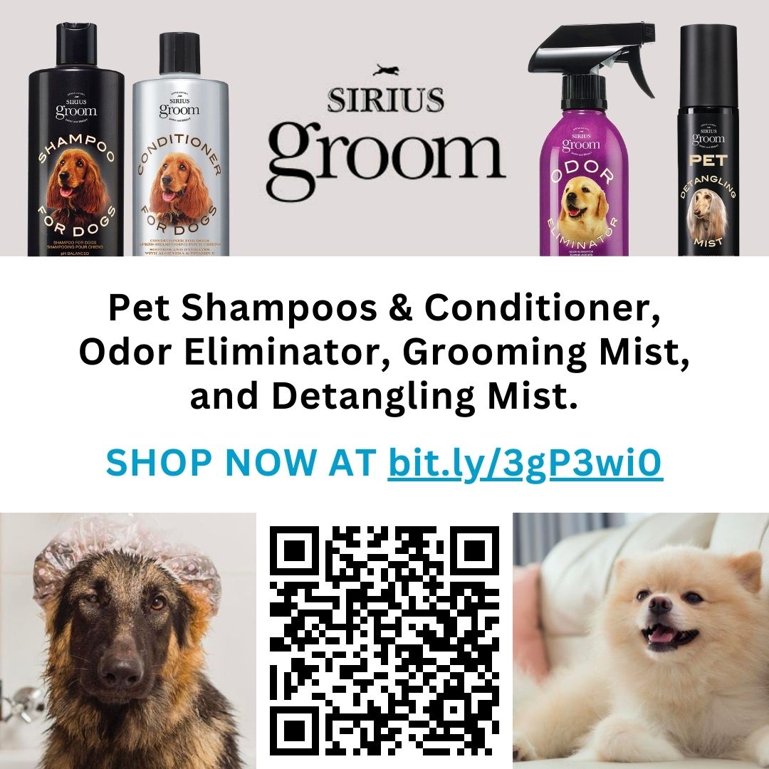 🐾 Calling all pet lovers! Solve your BFF's needs with Sirius Groom #PetCare products. Give them the TLC they deserve! 🛁🐶 Check it out: bit.ly/3gP3wi0.

#PetsofTwitter #DogsofTwitter #DogsofFacebook #PetsofFacebook #DogsofInstagram #PetsofInstagram #AnimalLove