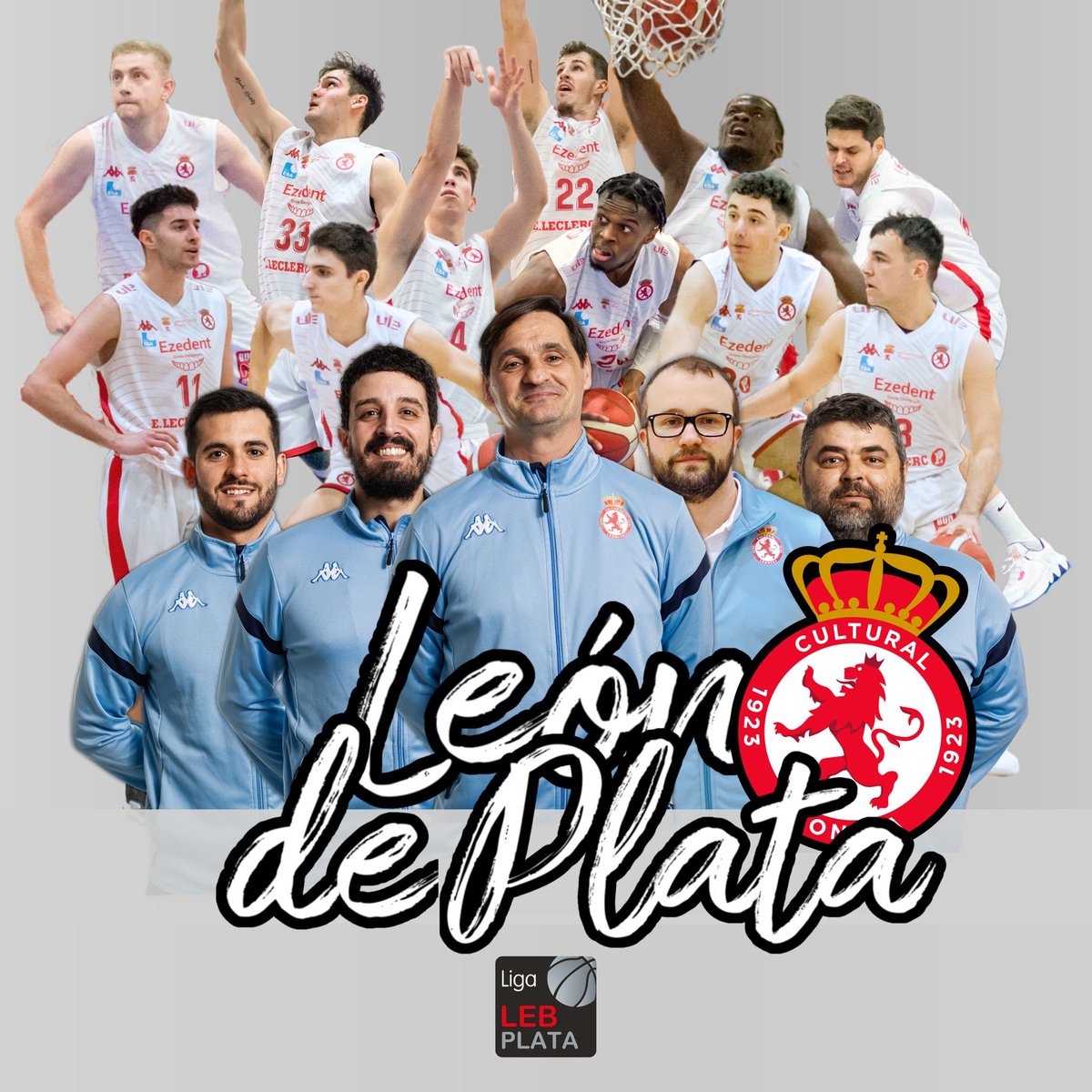 Enhorabuena a la @CultuBaloncesto por el ascenso a LEB plata. 6 años después… 🦁LEON DE PLATA🦁