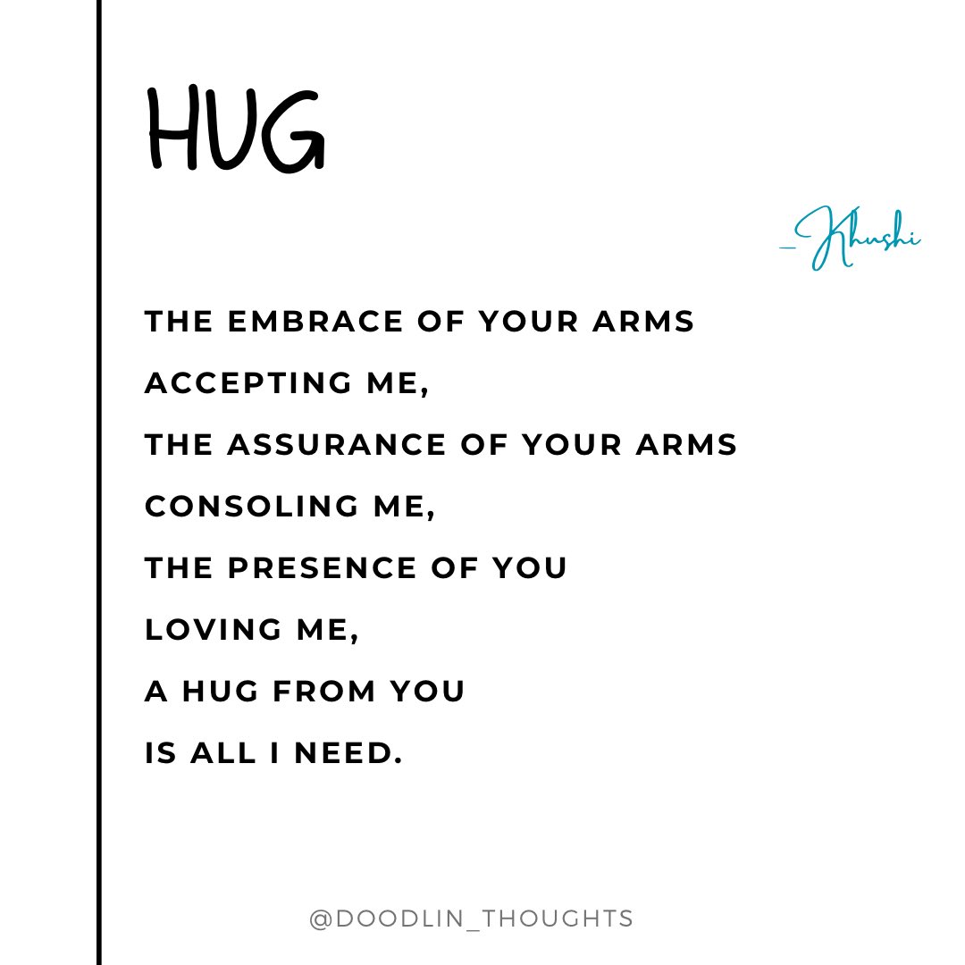 Sometimes a hug is all you need🫂
#poetry #love #poetrycommunity #quotes #poem #poet #writer #lovequotes #life #poems #quoteoftheday #art #quote #thoughts #writing #shayari #follow #inspirationalquotes #poetrylovers #motivation #like #loveyourself