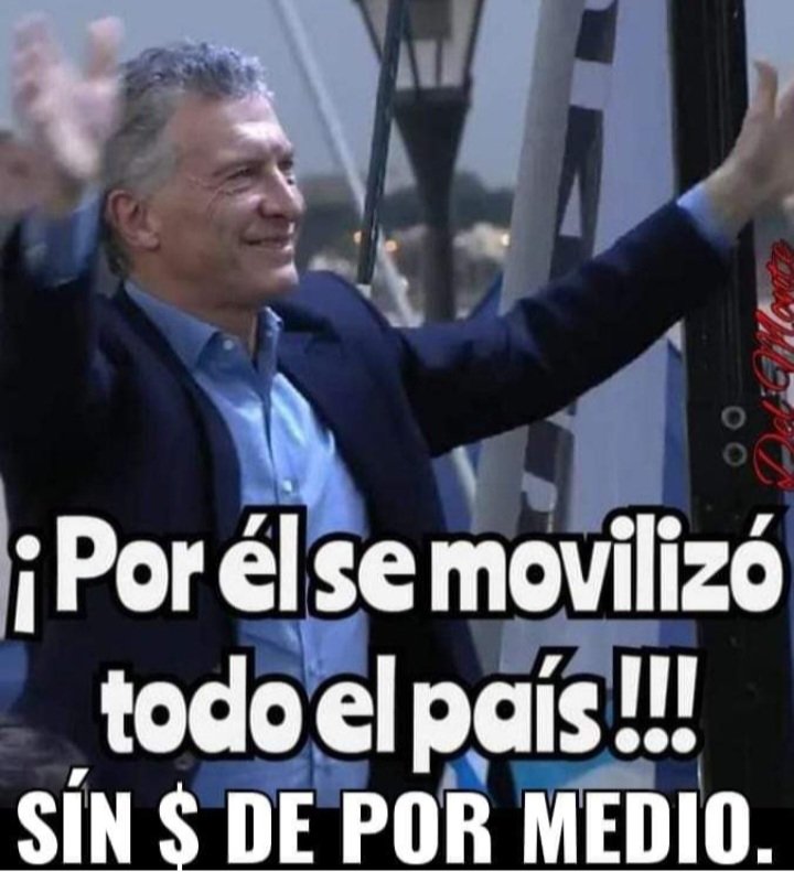 #ElLiderEsMacri Mi amado y ejemplar presidente @mauriciomacri fue, es y será ÉL 💙🤍💙 NINGUNO/A le llega ni a los talones xq no hay NADIE con su humildad,su coraje pero sobretodo x su genuino y desinteresado amor x #Argentina 🇦🇷#EraMacri Si ganaron fue gracias a él‼️ FIN.