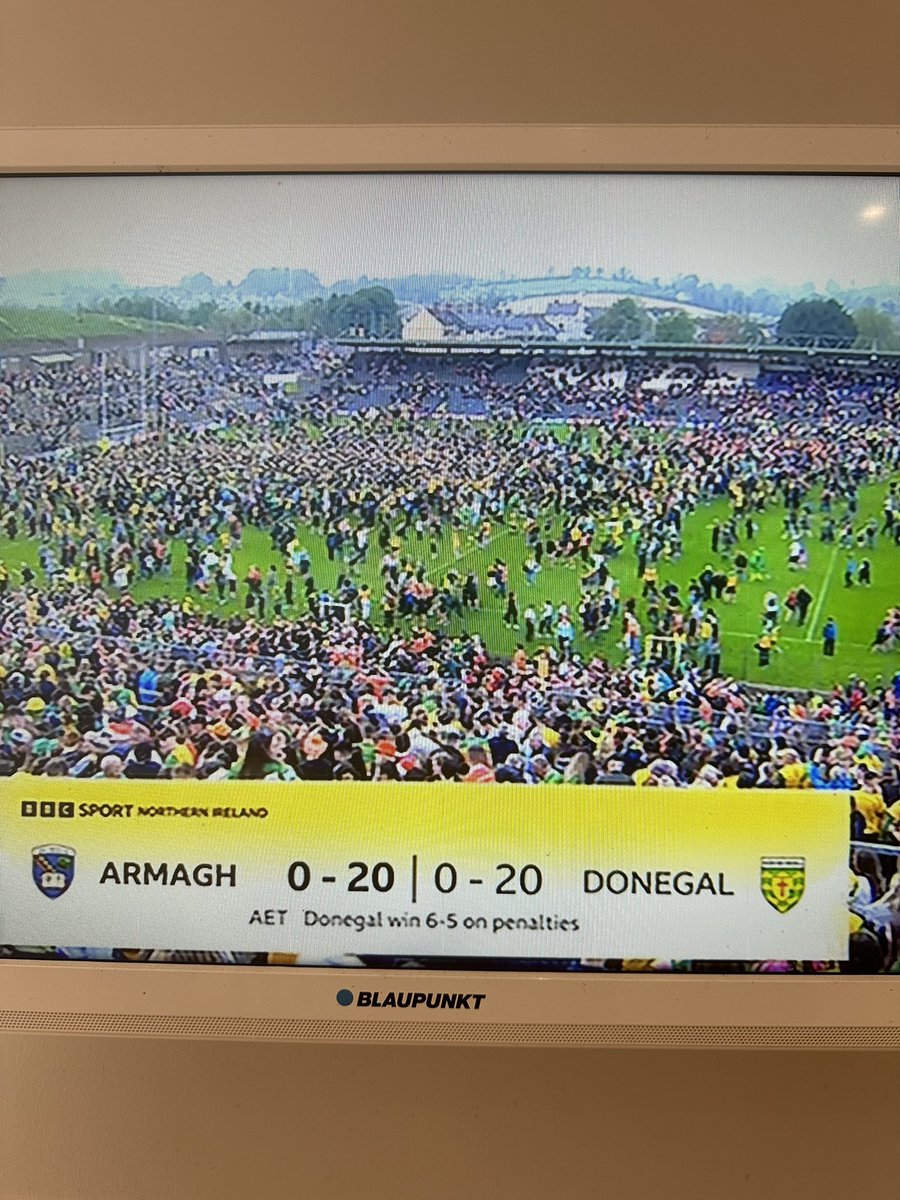 So gutted for @Armagh_GAA. Comhghairdeas to our Donegal friends.