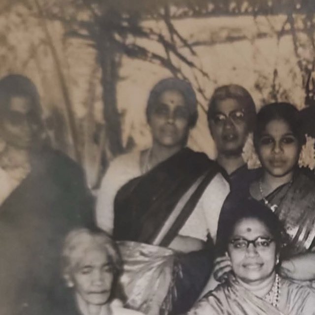Someone - a good hearted, enthusiastic person from somewhere shared an old pic and I got it today - you know what ?! My Mom is there in that pic!! What a sweet coincidence on Mothers’ Day ❤️ Amma Vijayam is a rock star😎