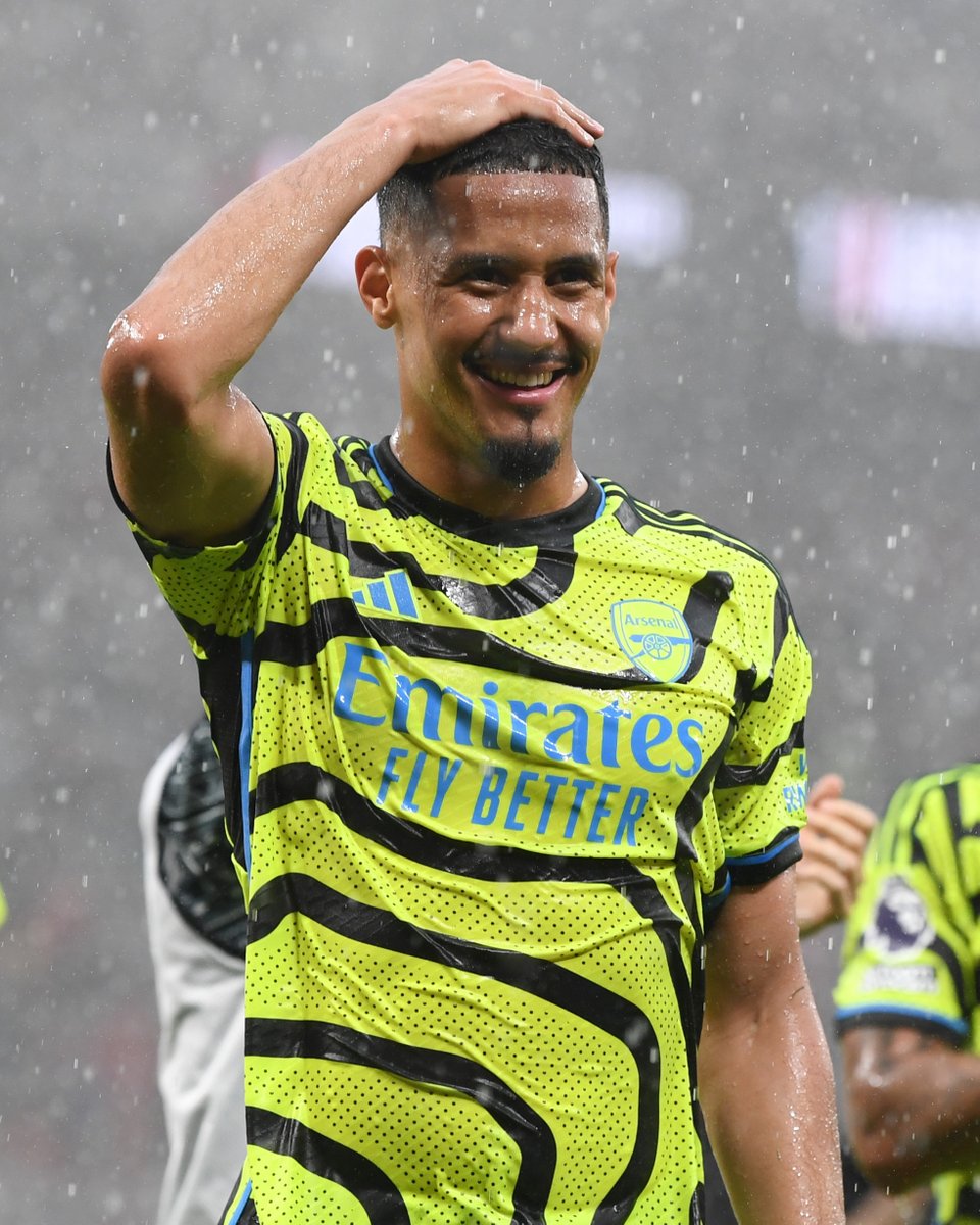 𝗔𝗻𝗼𝘁𝗵𝗲𝗿 away clean sheet in the league for Arsenal and 𝗮𝗻𝗼𝘁𝗵𝗲𝗿 MOTM award for William Saliba 🇫🇷🧱