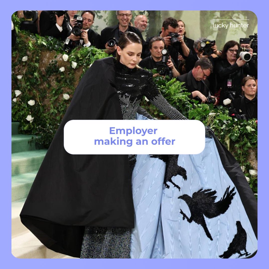 In the wake of Met Gala 2024 😎

It reminds us that the job market is a dynamic environment where both employers and job seekers navigate various expectations.

#itrecruiting #luckyhunter #offer #memes #metgala