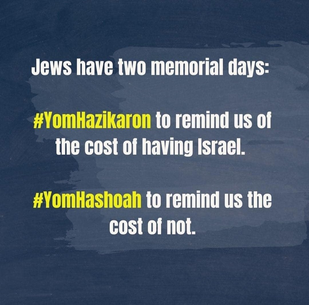 #YomHaShoah to #YomHaZikaron