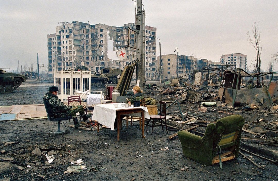 When russians went to 'liberate' Chechnya...