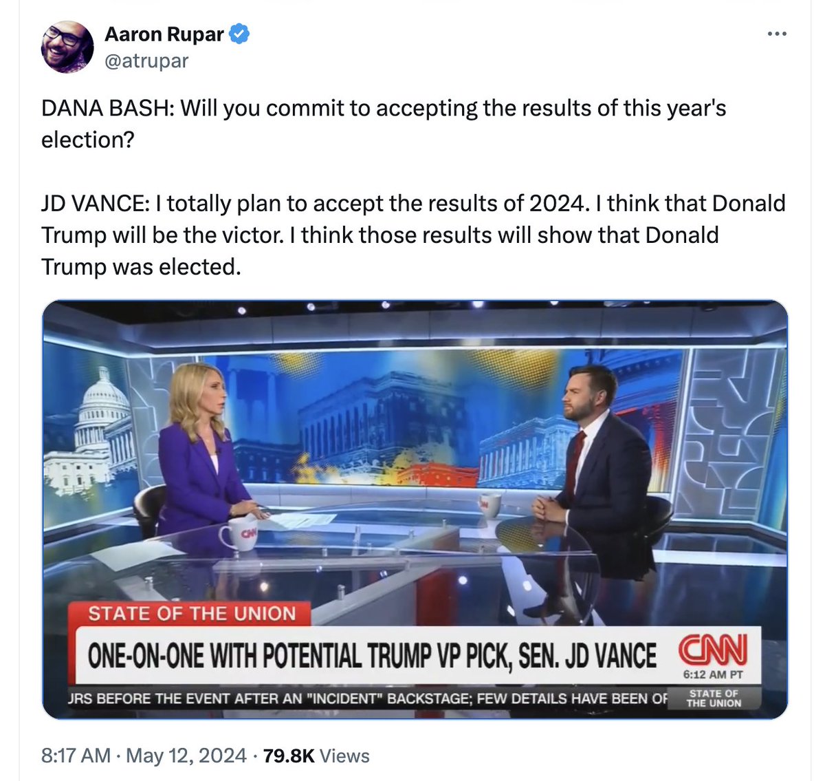 Sunday show hosts keep asking Republicans if they'll accept the election results, and their answers indicate they won't unless Trump wins. It's just not a sustainable situation for democracy.