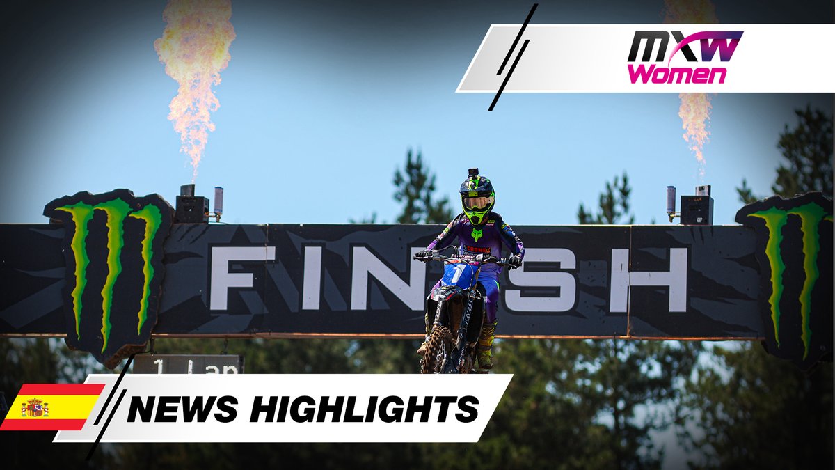 Re-live all the best of the WMX class in the News Highlights of the day! Watch the video HERE ➡️ youtu.be/3ZICDbjXSEU #MXGPGalicia #MXGP #Motocross #MX #Motorsport