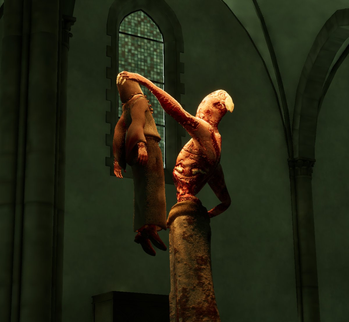 Un pequeño vistazo a los habitantes de la abadía. A lo largo de sacramentum deberás hacer uso de tus poderes para abrirte paso entre la orden de los flagelantes y desterrar de este mundo terrenal a sus abominables creaciones.