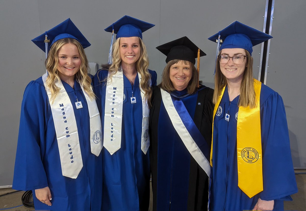 The future is bright for these awesome grads! Proud to be one of their faculty.