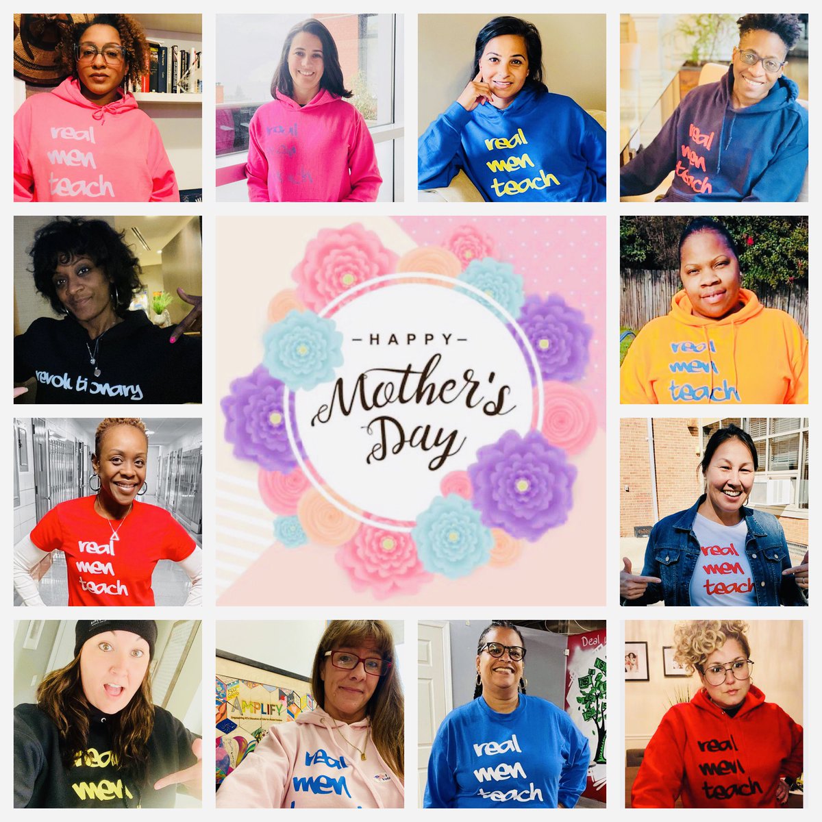 Happy Mother’s Day 🌼🌺💐 to the mothers who’ve dedicated their lives to “mothering” others too…America’s students! 👨🏽‍🎓🧑🏽‍🎓 #WomenForRealMenTeach❤️