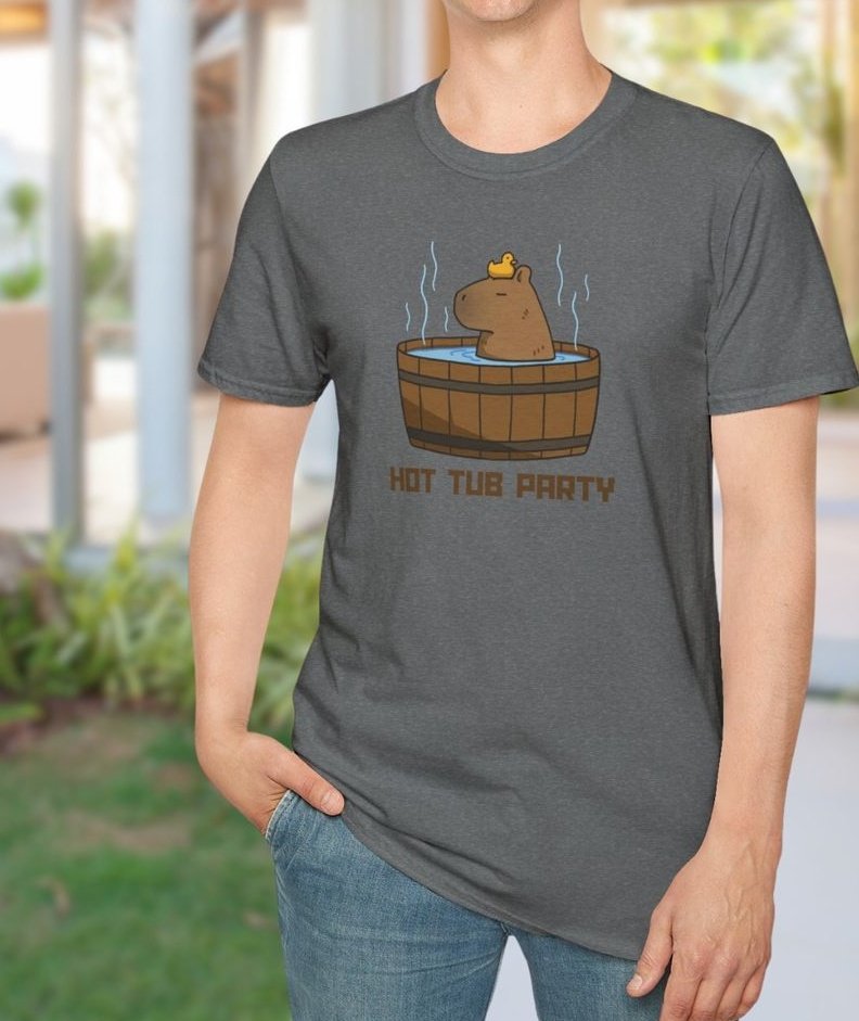 Funny Capybara Hot Tub party 

onthewildsidedesign.etsy.com/listing/170099…

#MHHSBD #EtsySeller