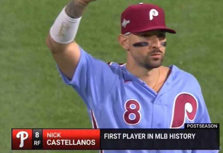 NICK CASTELLANOS FIRST PLAYER IN MLB HISTORY ‼️‼️‼️