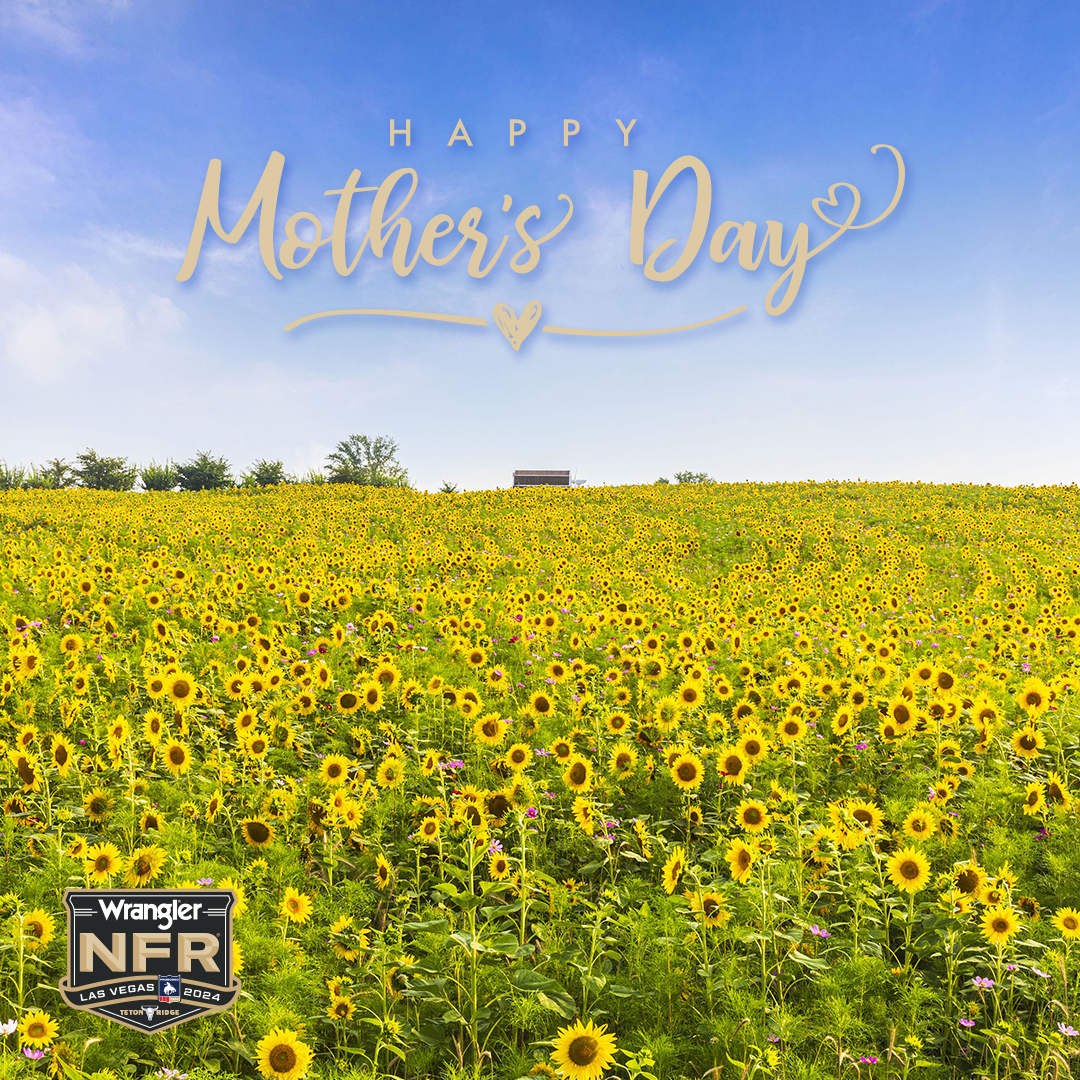 If love is as sweet as a flower, then a mother is that sweet flower of love! 🌼💛 We hope everyone gets to enjoy today and spoil their mother! #WranglerNFR #NFRholiday