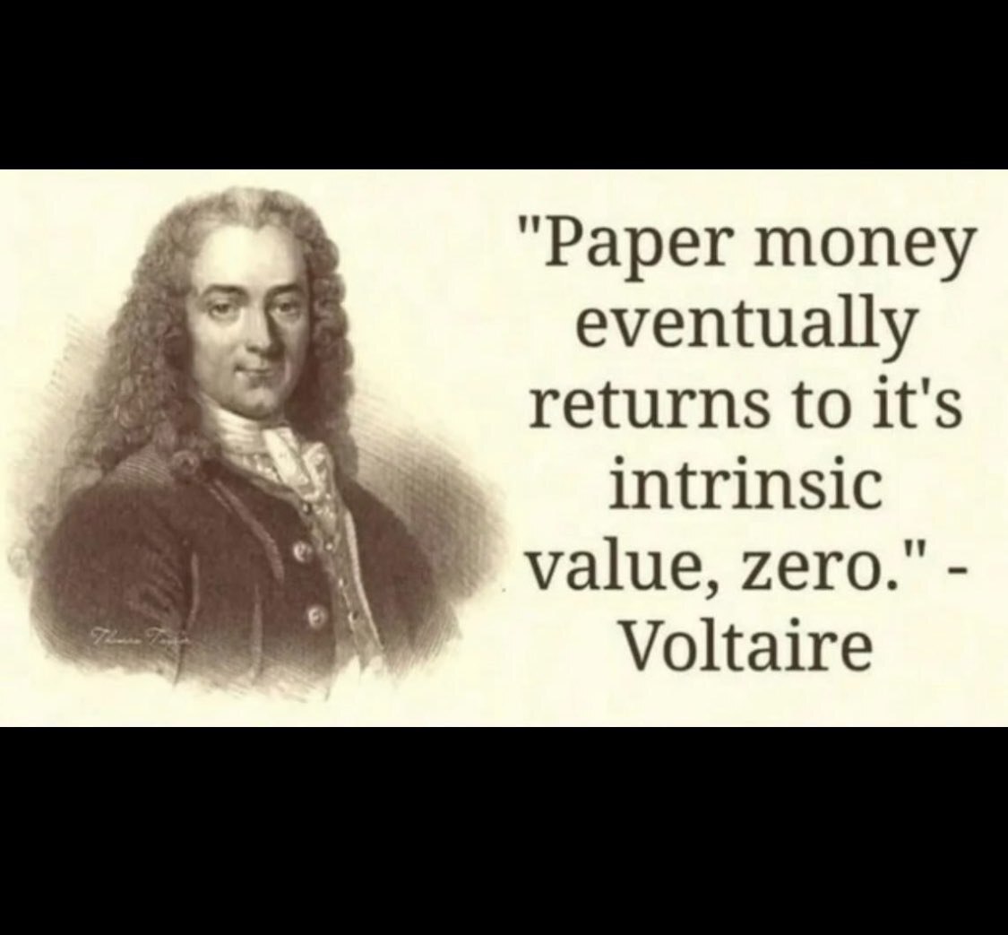 Another famous Voltaire quote:

'Keep stacking sats'