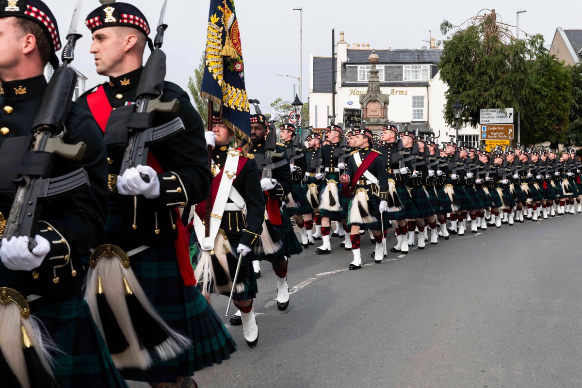 Aberdeenshire communities, thank you! It has been an awesome weekend formally granting the Freedom of #Aberdeenshire and warmly welcoming @The_SCOTS The Royal Regiment of Scotland at parades in Peterhead, Laurencekirk and Alford.