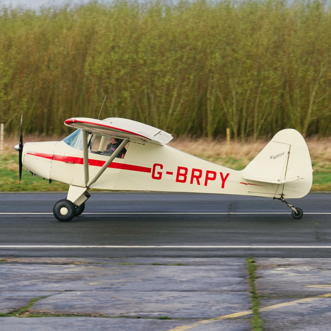 Piper PA-15 Vagabond G-BRPY arriving at Sandtoft Airfield from Sherburn Airfield 17.2.24. #piper #piperaircraft #piperpa #piperlovers #pa15 #piperpa15 #pa15vagabond #piperpa15vagabond #piper15 #piper15vagabond #pipervagabond