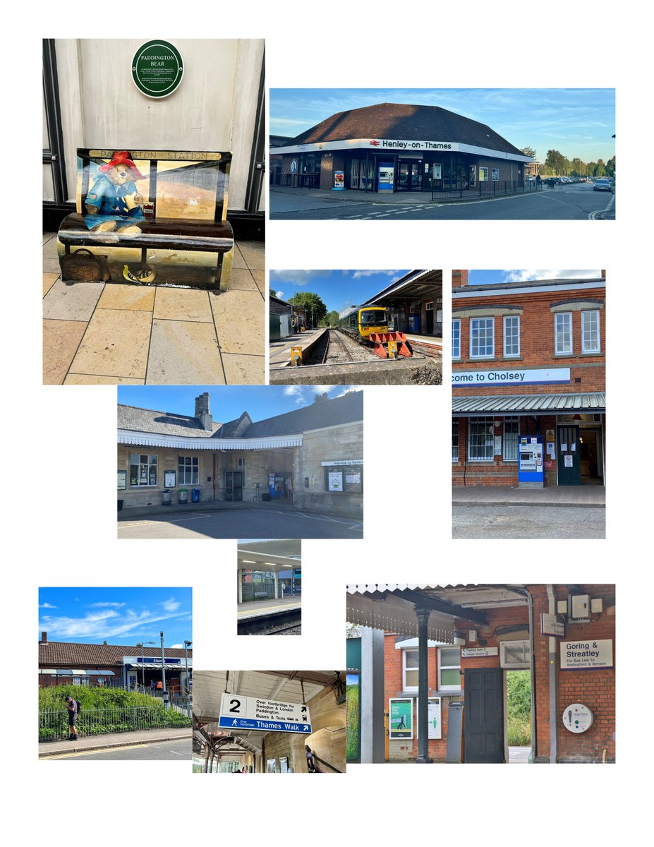 @ThamesPathNT @GWRHelp @gojauntly @NatTrailsUK @NationalTrails @Ramblers_London @HenleyTrains @Grumbrela Just some of the stations I've used to walk the Thames Path. Kemble just a few miles from the Source is the godsend