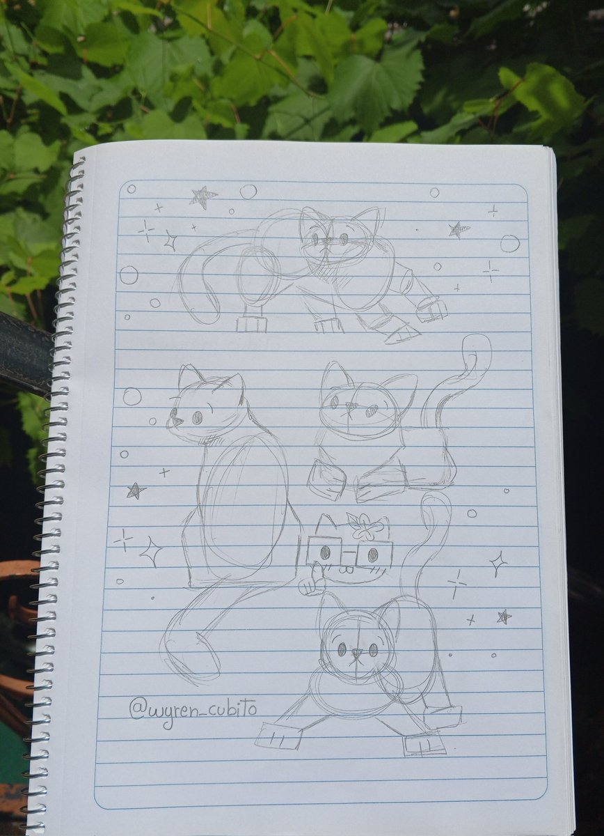 Gatitos 🌱✨
#catdrawing #doodles