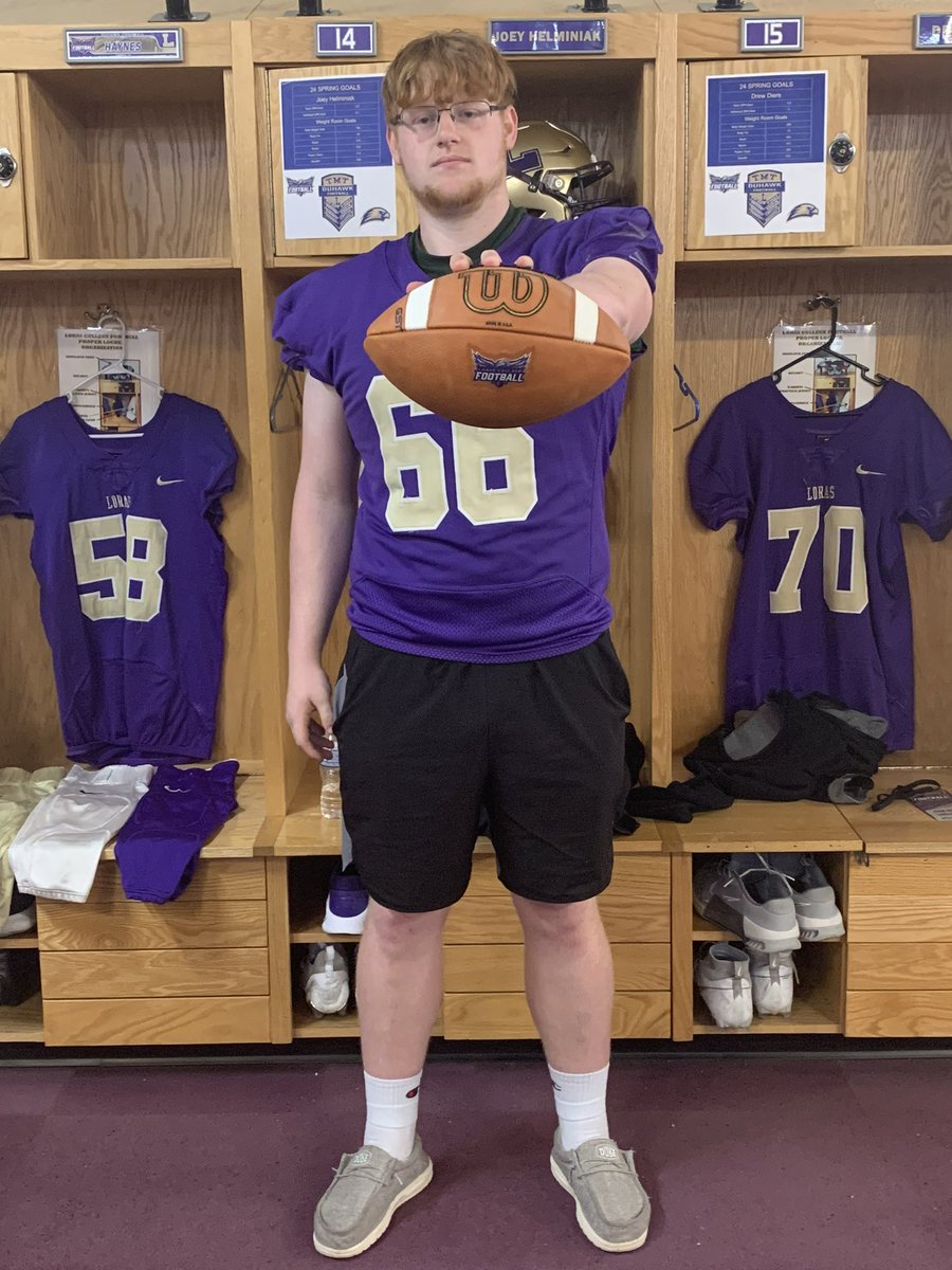 I had an awesome visit yesterday @lorascollege @LorasCollegeFB. Thank you to @CoachJPWR and @CoachHLorasFB for the invite. #GoDuhawks #RockBowlTough 
@LCFBRecruiting @CoachBobKelly @BigGreek79 @bmchsfootball @CoachGBower @FootballCoachO @FBCoachBlaze @CoachHipp34 @DeepDishFB