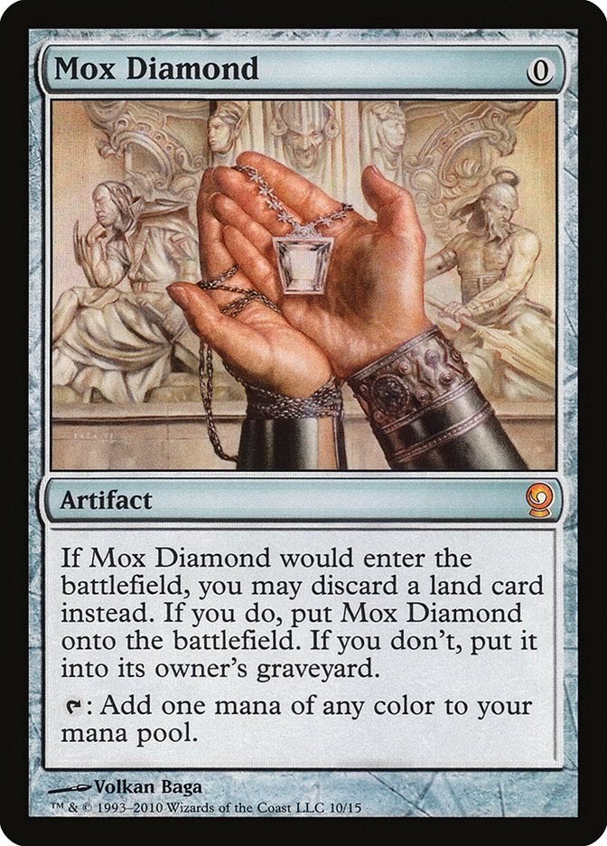 Is it crazy to consider cutting Mox Diamond out of cEDH decks that don’t play Ad Nauseam / Necropotence? Outside of those cards is basically only good in your opening hand and becomes the deadest draw possible every other time.