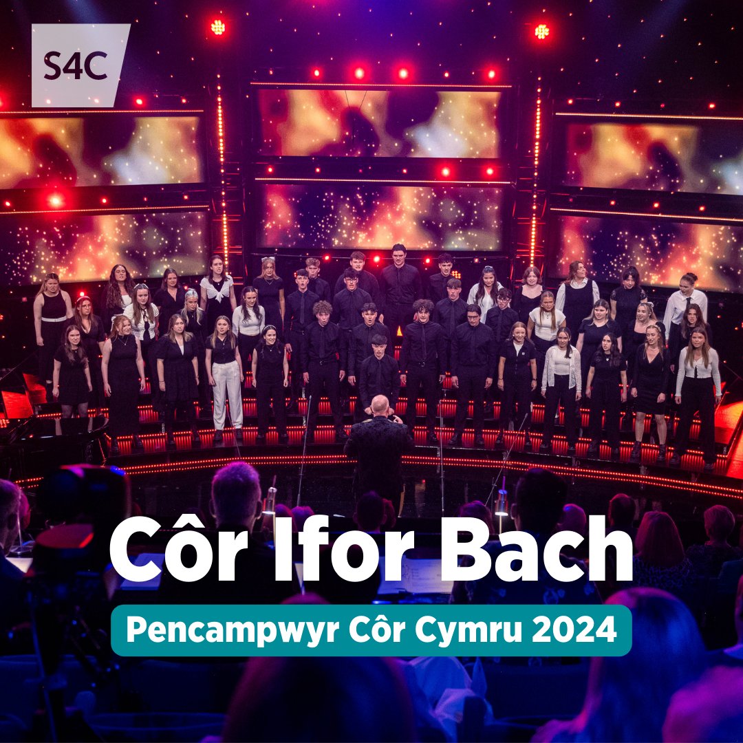 Côr Ifor Bach yw pencampwyr Côr Cymru 2024! Côr Ifor Bach are the winners of Côr Cymru 2024! Llongyfarchiadau mawr! Congratulations! 👏