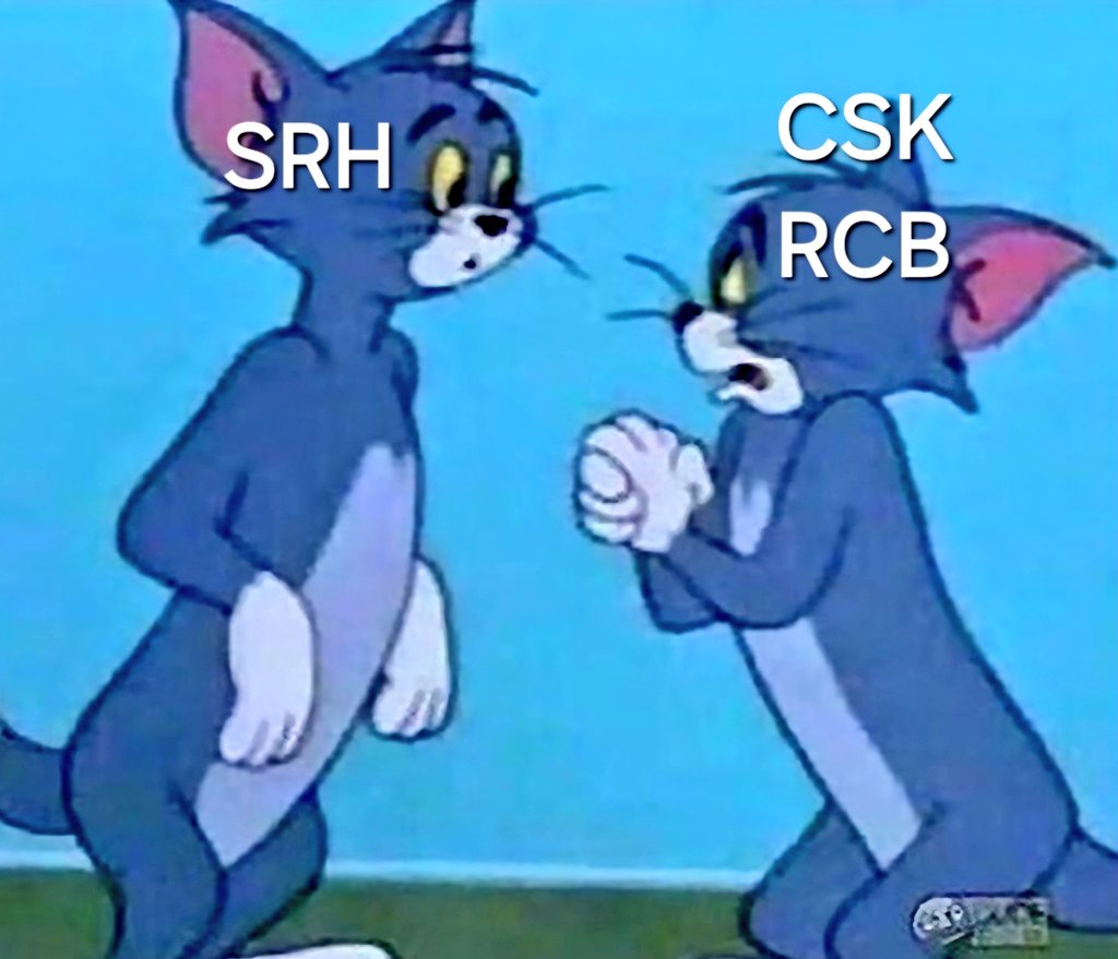 CSK and RCB hoping SRH loses next 2 matches so they get into playoffs