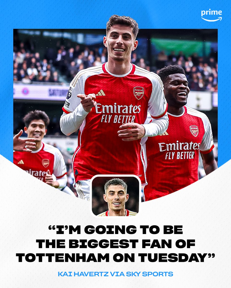 Kai Havertz is every Arsenal fan on Tuesday 😅
