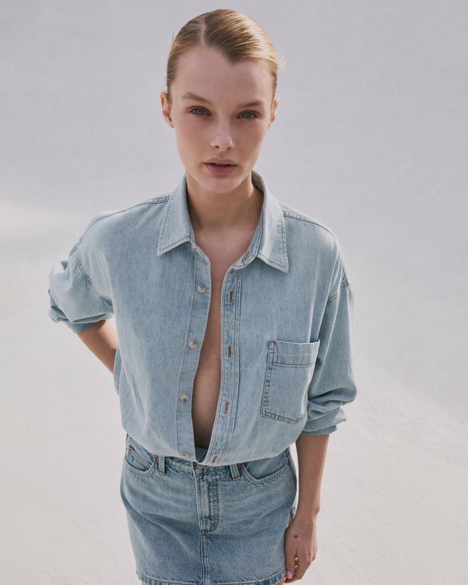 New this summer — these Denim Forum styles. Also, your appreciation for empty pools. bit.ly/3yn5ajj