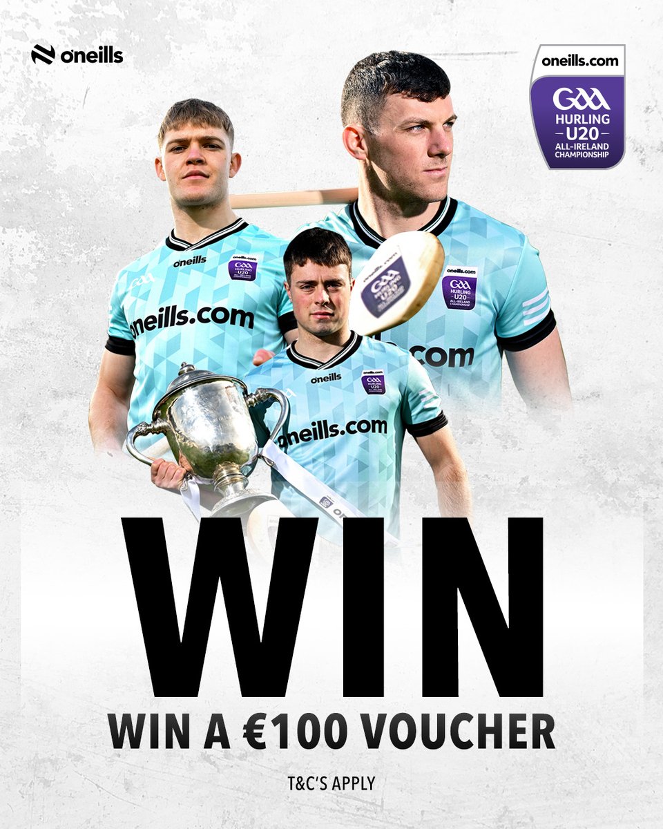 To celebrate the Leinster semi-finals of the oneills.com U20 Hurling Championship this coming week, we are giving you the chance to win a €100 oneills.com voucher 😍 To enter:  👍 Follow our page 💕 Like this post 💬 Tag a friend below