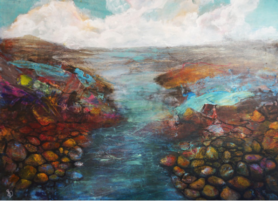 Remembrance of Scotland Painting by @dorastorkart 
art2arts.co.uk/artwork/rememb… via @Art2Arts 

#Scotland #landscape #Memories #clouds #river #sea #acrylicpainting #colorful #Contemporary #homedecor #gifts #unique #AYearForArt #BuyIntoArt #MakingArtWork