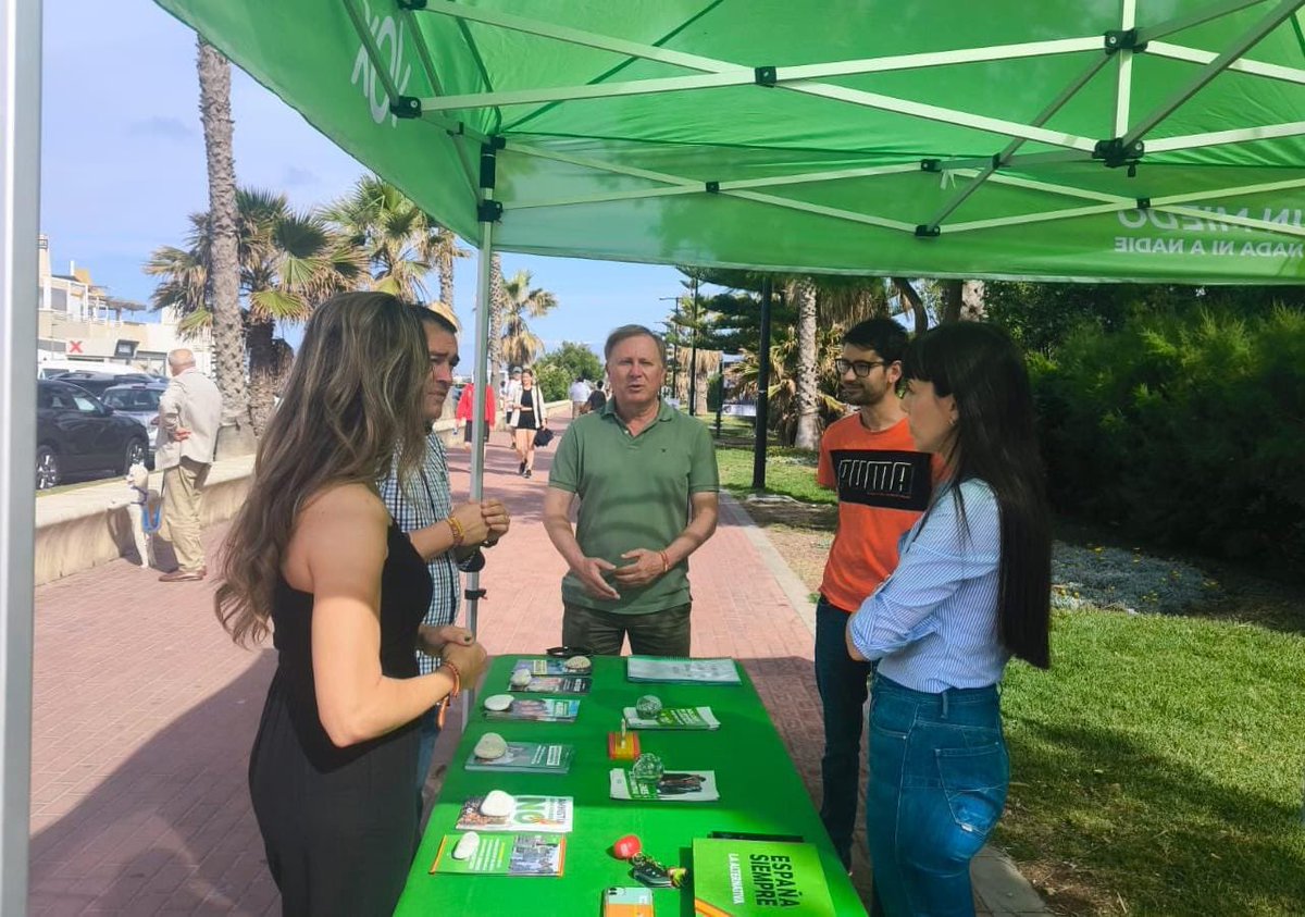 ¡Seguimos! Hoy nuestras mesas informativas en Berja, Vícar y Balerma. 🗳️ El próximo 9 de junio tenemos una cita importante en las urnas por las elecciones europeas.