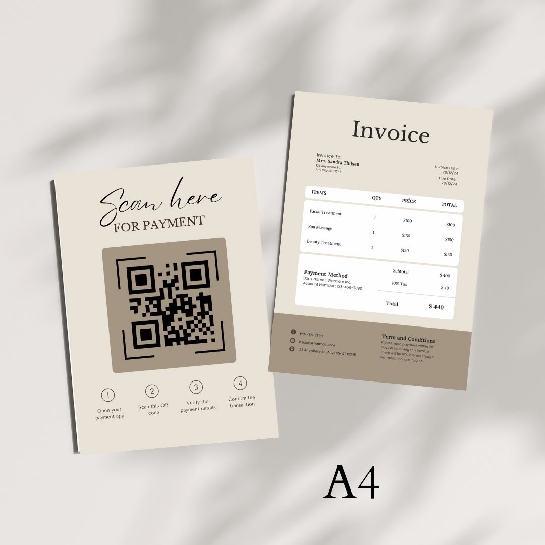 mtdigitalmarketing.etsy.com/listing/171588…

#Visitenkarten #Rechnungen #Preisliste #ScanAndPay #QRCode #InstagramQR #DigitalesBusiness #KontaktlosBezahlen #Digitalisierung #Kundenkommunikation #OnlineBezahlen #VisitenkartenDesign
#MobilePayment