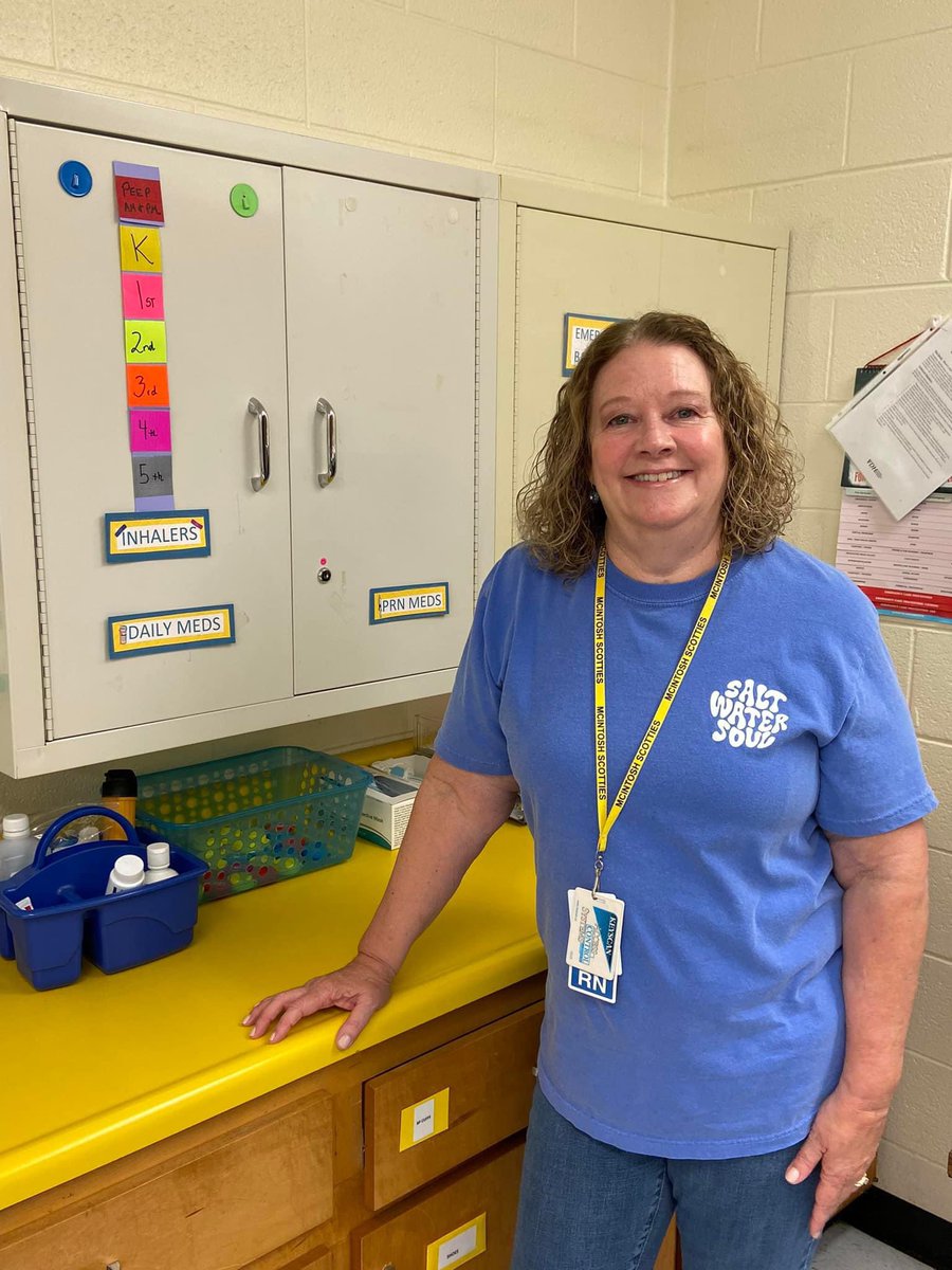 One last shout out of appreciation to the amazing Nurse Ray!   She takes great care of ALL of us and is a ray of sunshine EVERY day!  So glad you are at our school!  We love you!  #McIntoshScotties #ALLIN #NursesWeek2024