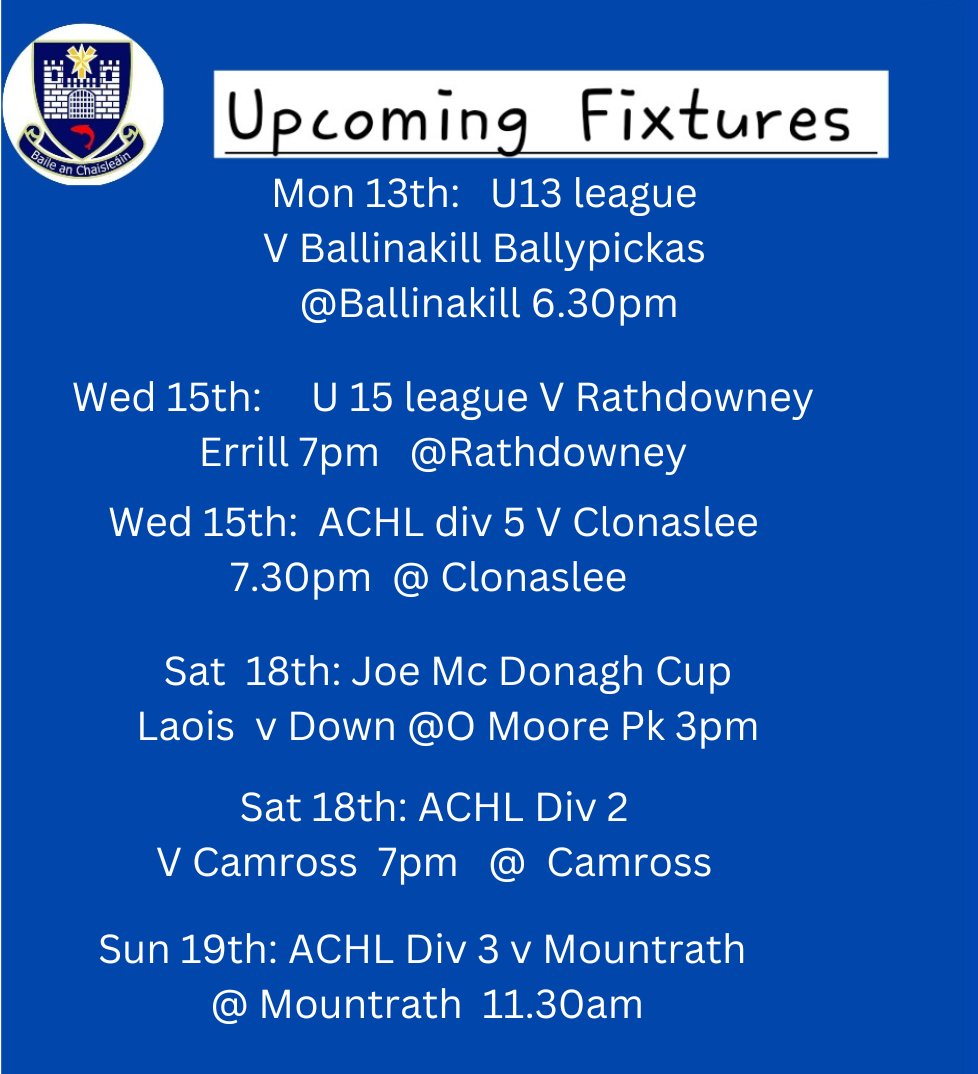 Castletown GAA (@gaacastletown) on Twitter photo 